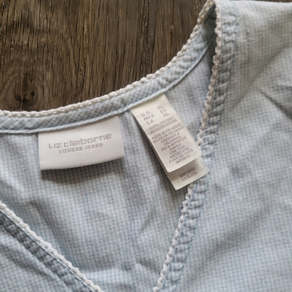90s Liz Claiborne Cottagecore Tank - Picture 3 of 3